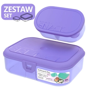 Śniadaniówka LunchBOX pojemnik MyBrunch Plus BTS 1220ml Mistic Violet